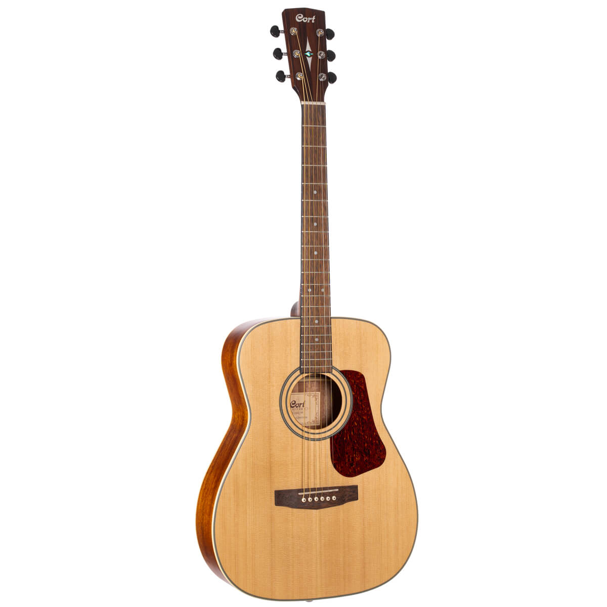 Cort L100C NS Concert Guitar Satin Natural Spruce w/Bag