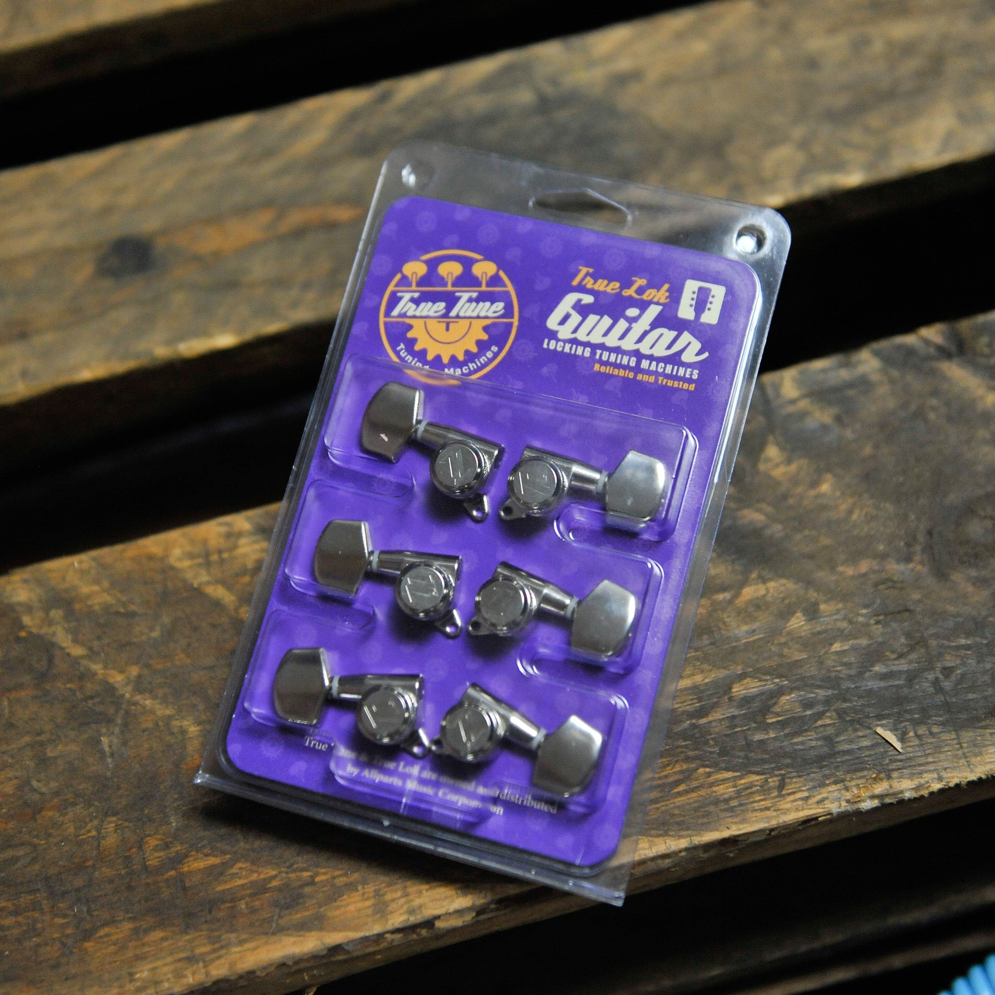True Lok Mid-Size Locking Tuners Chrome 6-Per Side