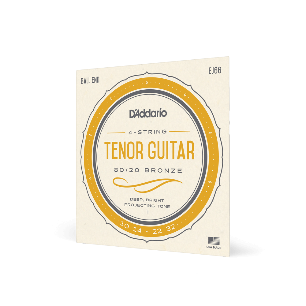D'Addario EJ66 80/20 Bronze Wound Tenor Guitar Strings