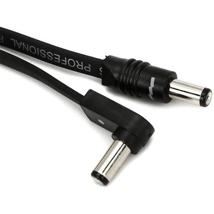 EBS DC1-18 Flat Power Cable 90 to Straight, 2.1mm Contact