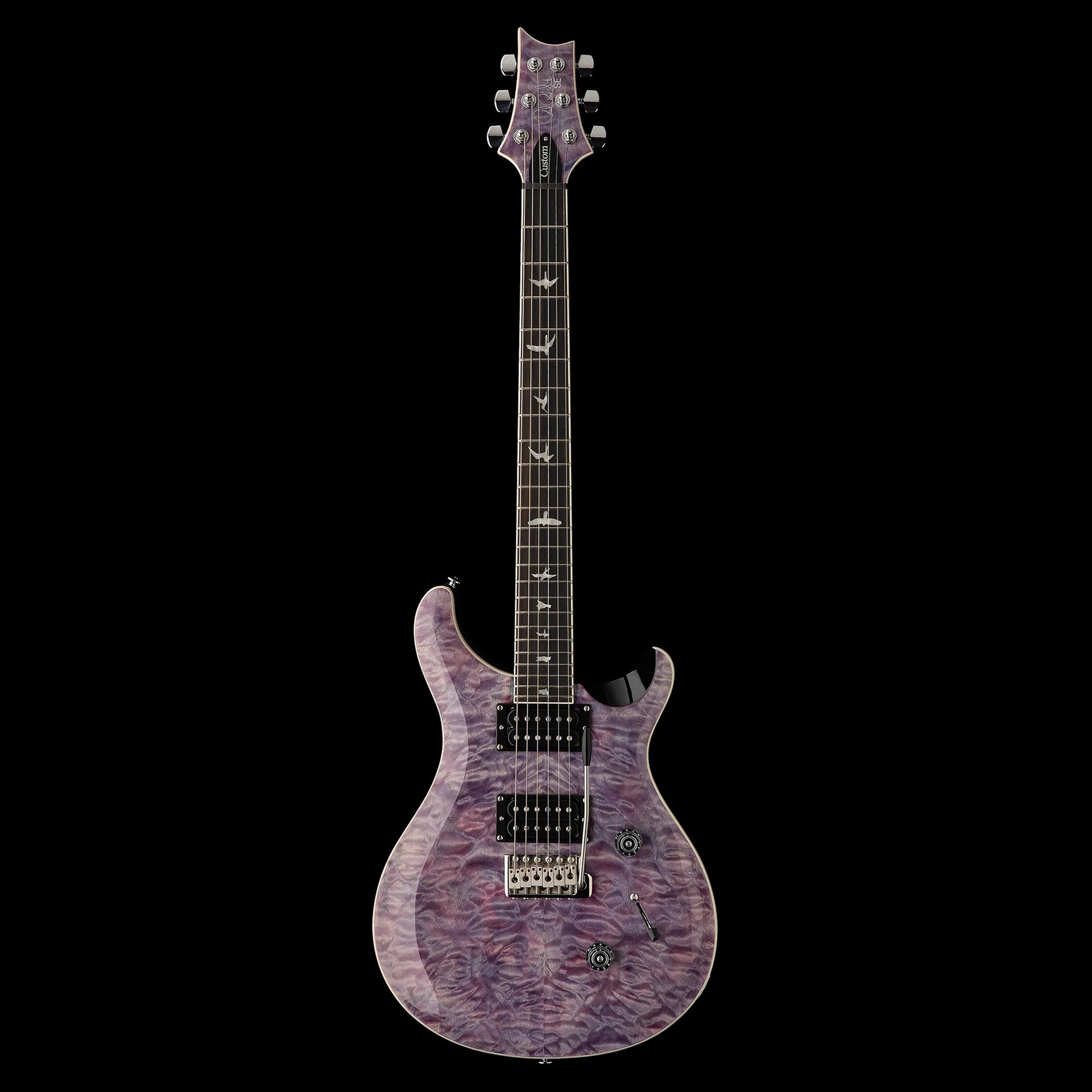 PRS SE Custom 24 Quilt Top Violet w/Bag – Gladesville Guitar Factory
