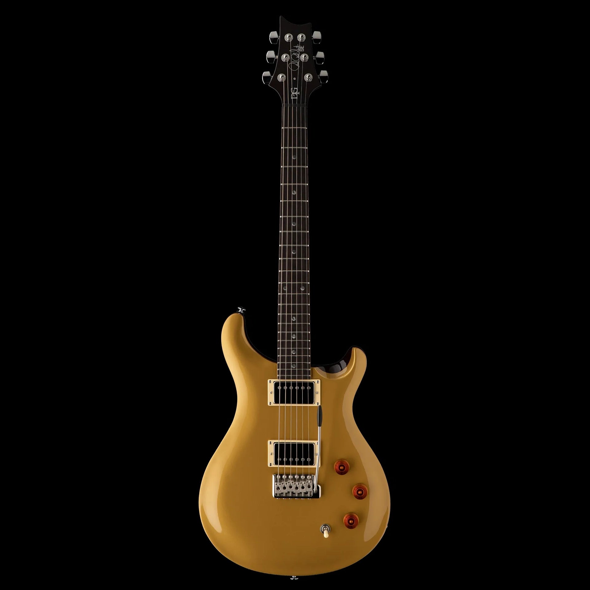 PRS SE DGT David Grissom Signature Moons - Gold Top w/Bag