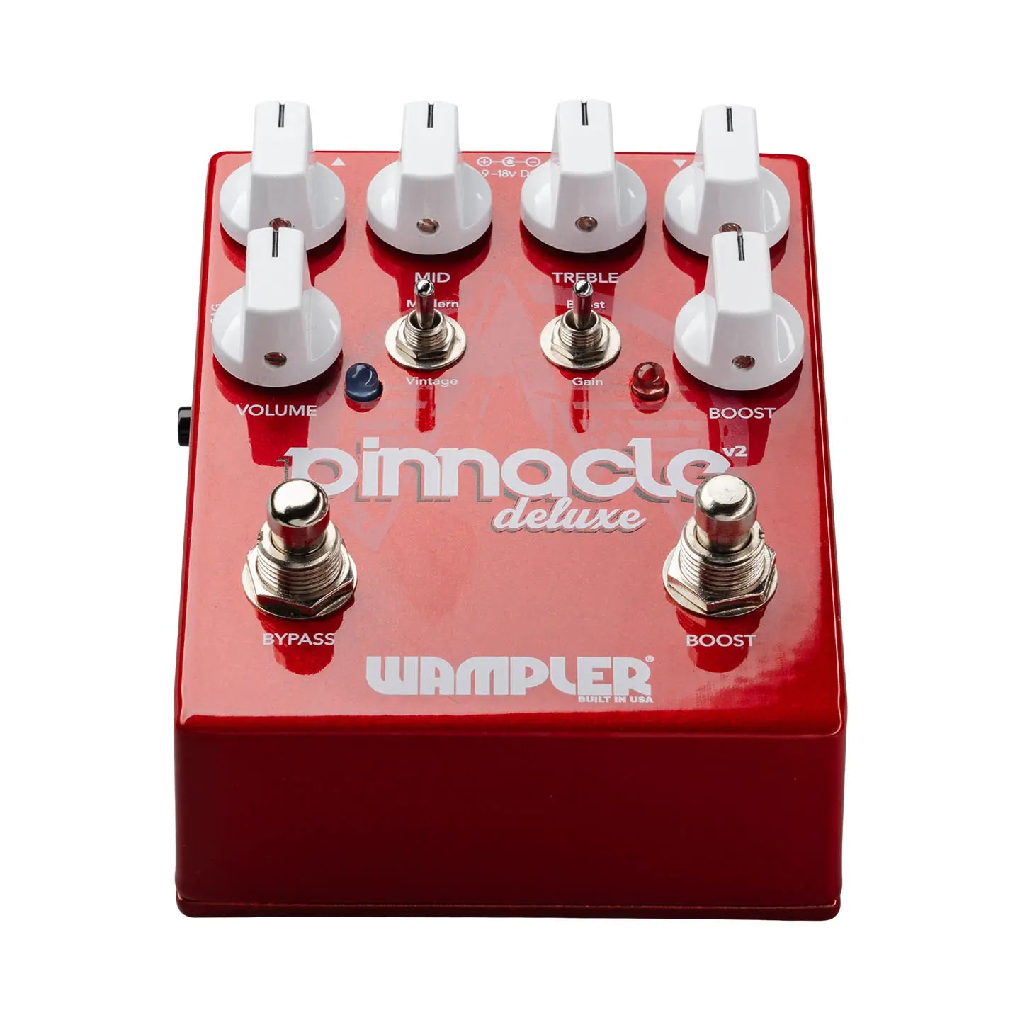 Wampler Pinnacle Deluxe v2 Brown Sound Distortion Pedal w/Boost