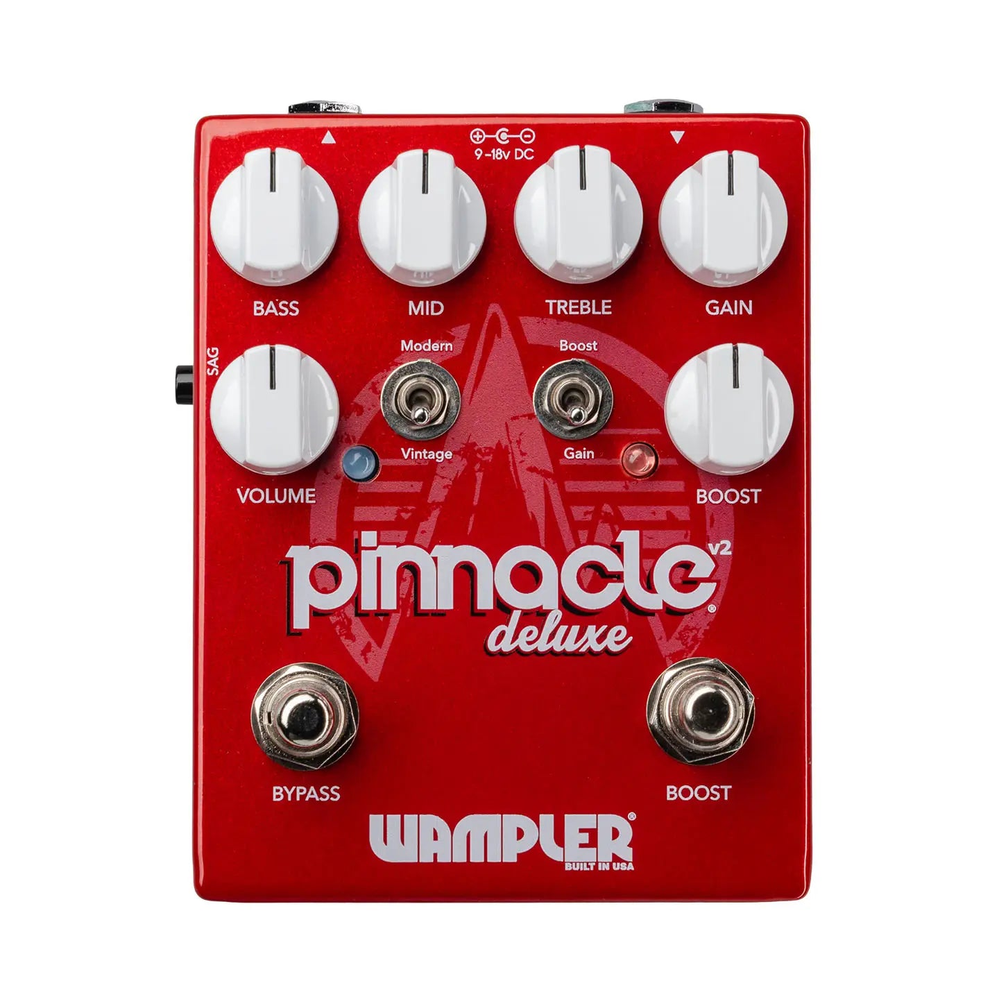 Wampler Pinnacle Deluxe v2 Brown Sound Distortion Pedal w/Boost