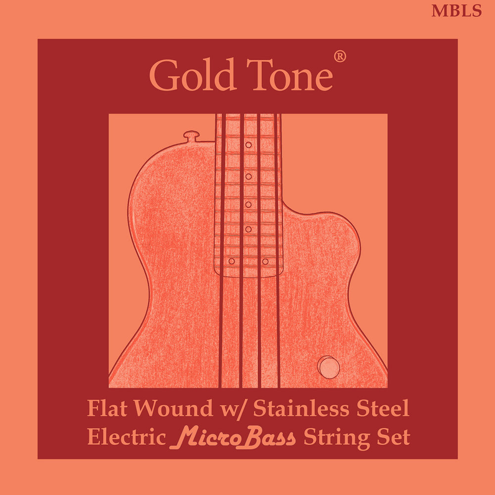 Gold Tone Strings  MBLS MicroBass La Bella Flatwound strings