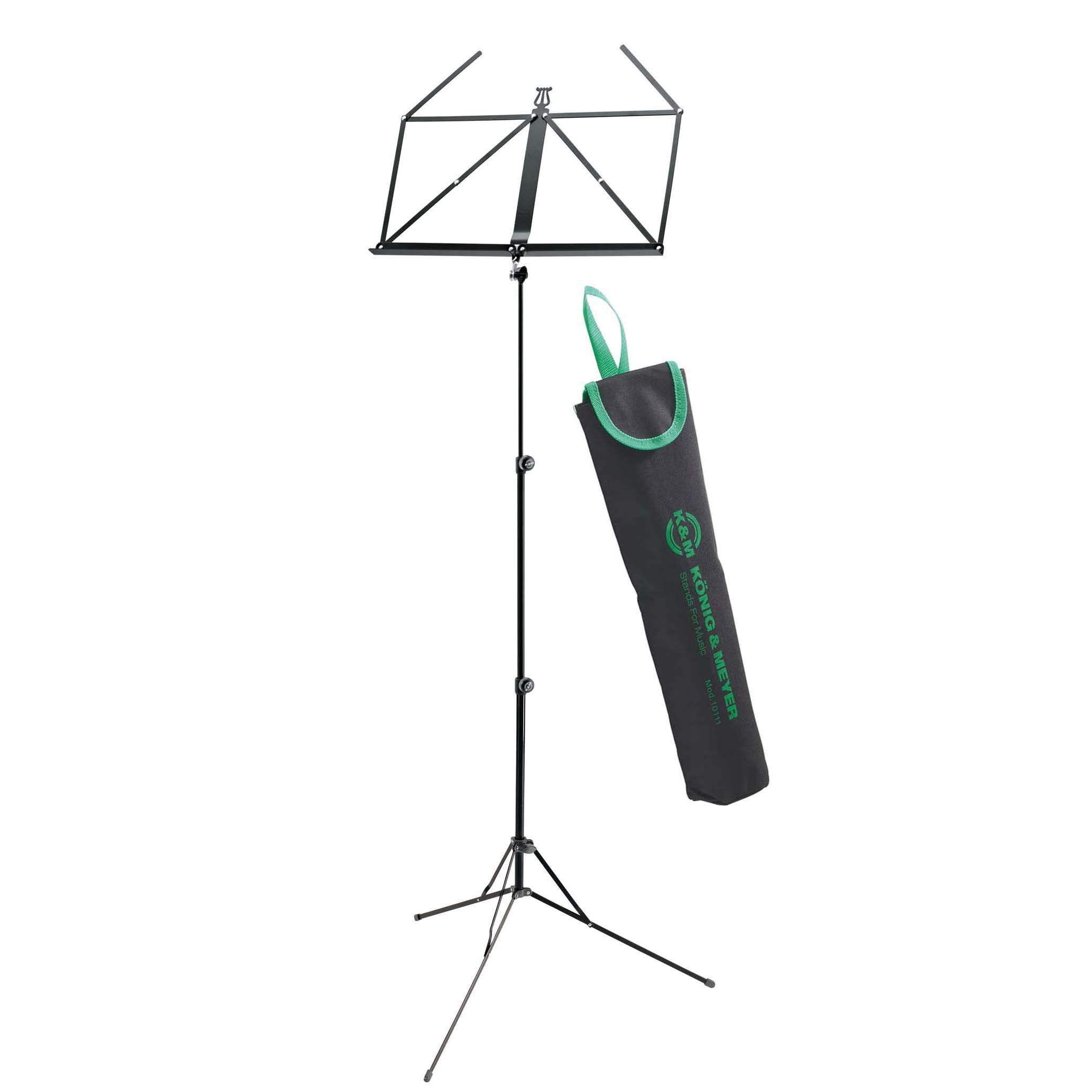 K&M 10199 Music stand W/Bag-Black