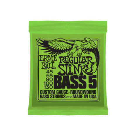 Ernie Ball 45-130 Regular Slinky 5-String Bass Strings