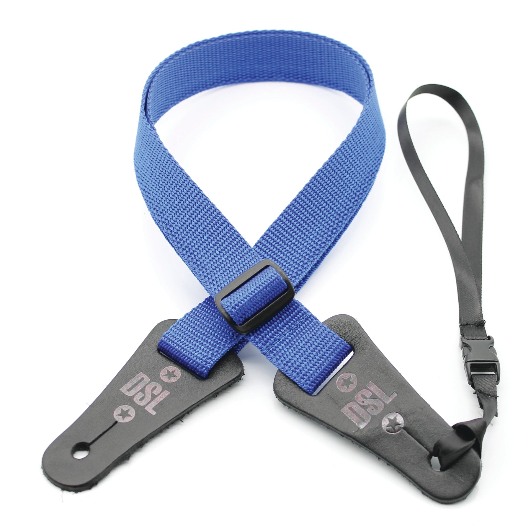 DSL 25mm Ukulele Poly Blue Strap