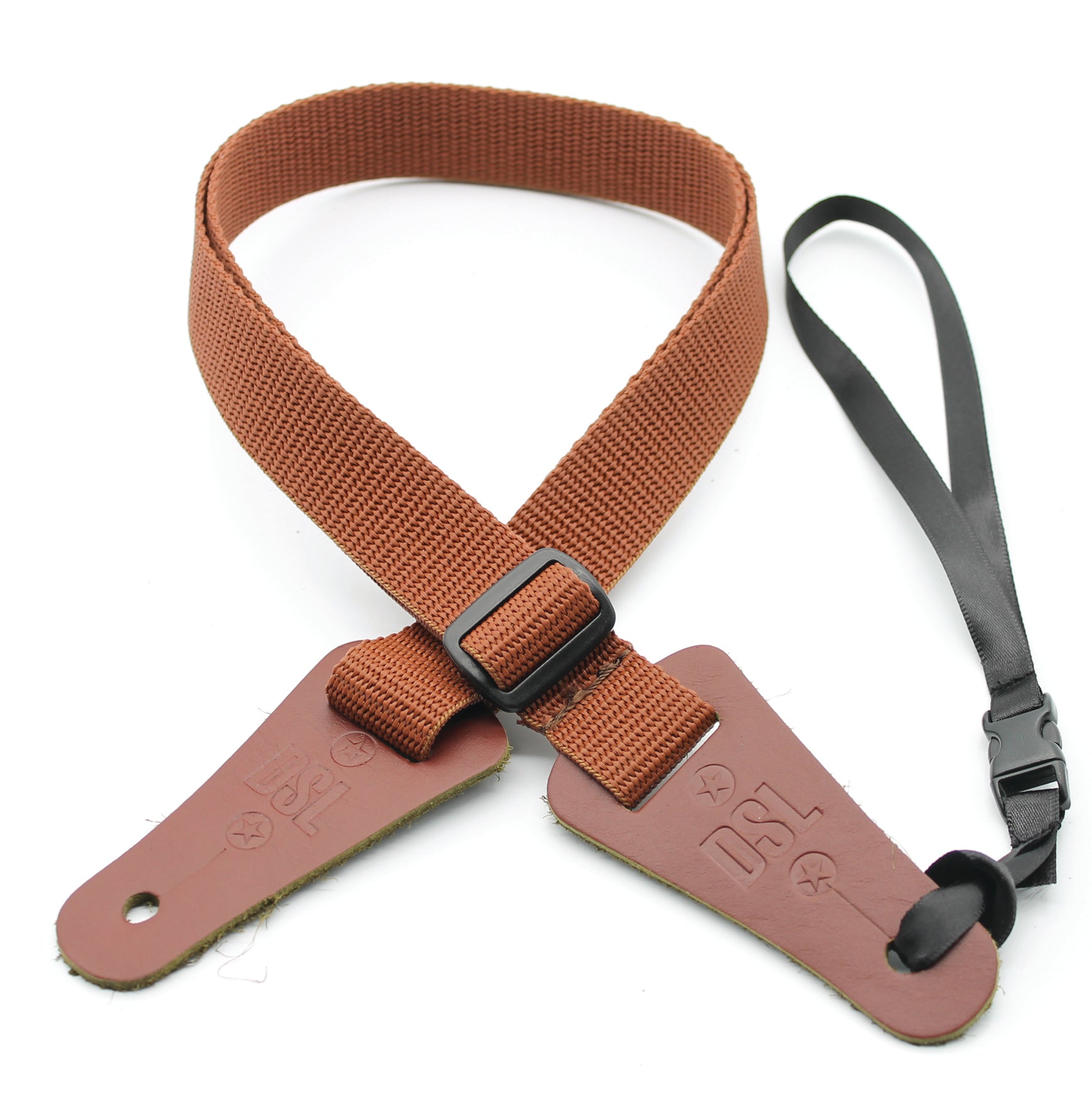 DSL 25mm Ukulele Poly Brown Strap