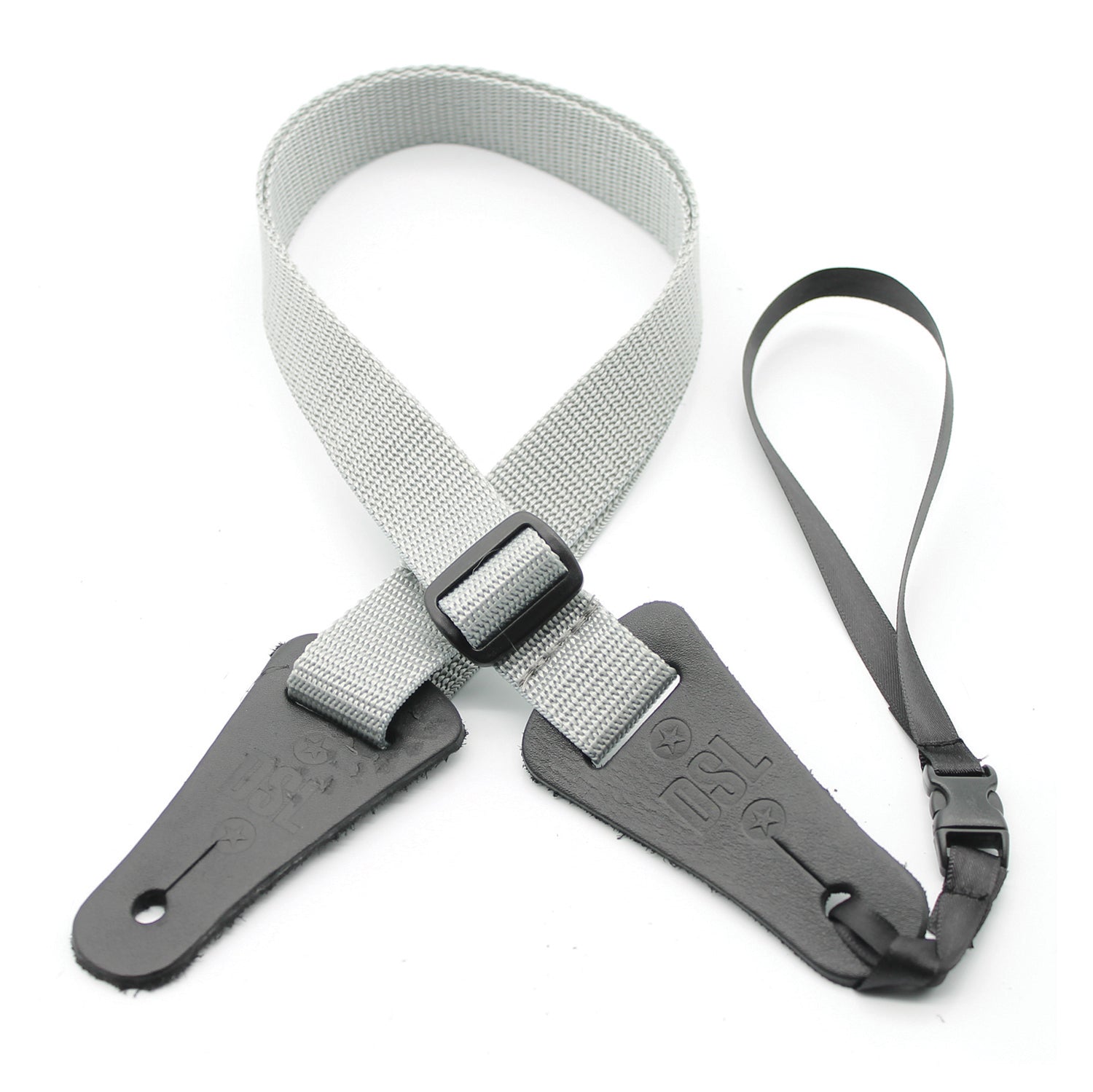 DSL 25mm Ukulele Poly Grey Strap