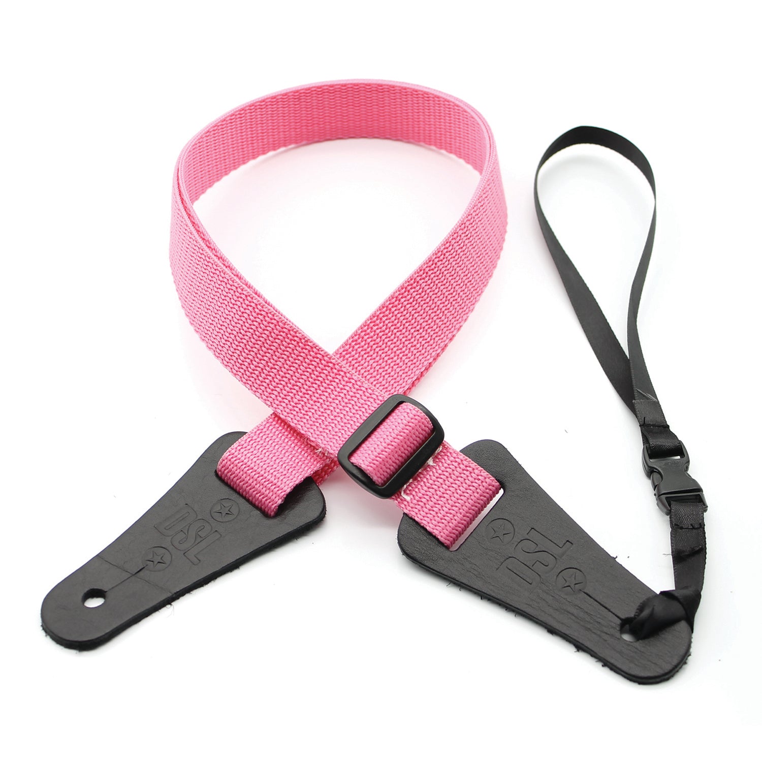 DSL 25mm Ukulele Poly Pink Strap