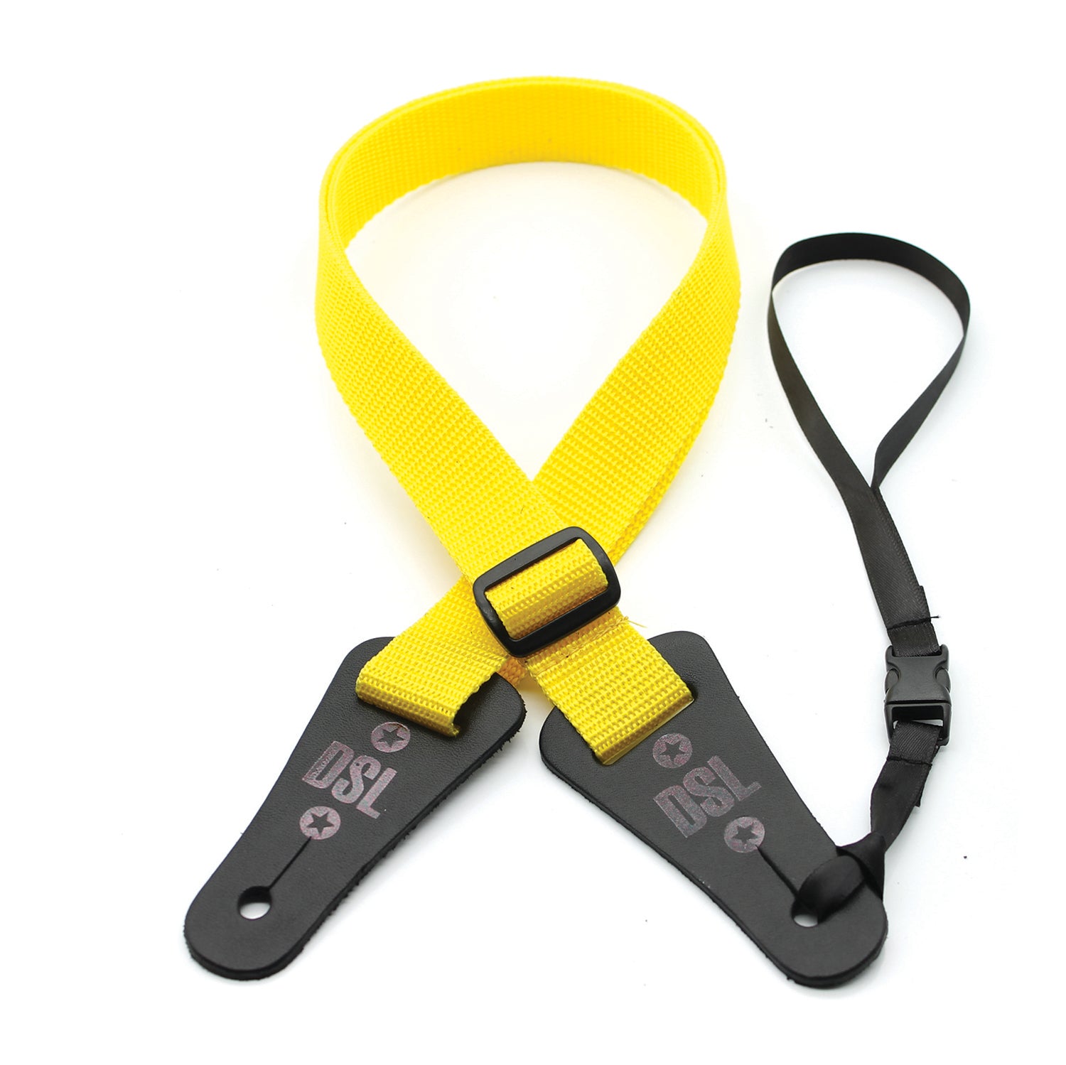 DSL 25mm Ukulele Poly Yellow Strap