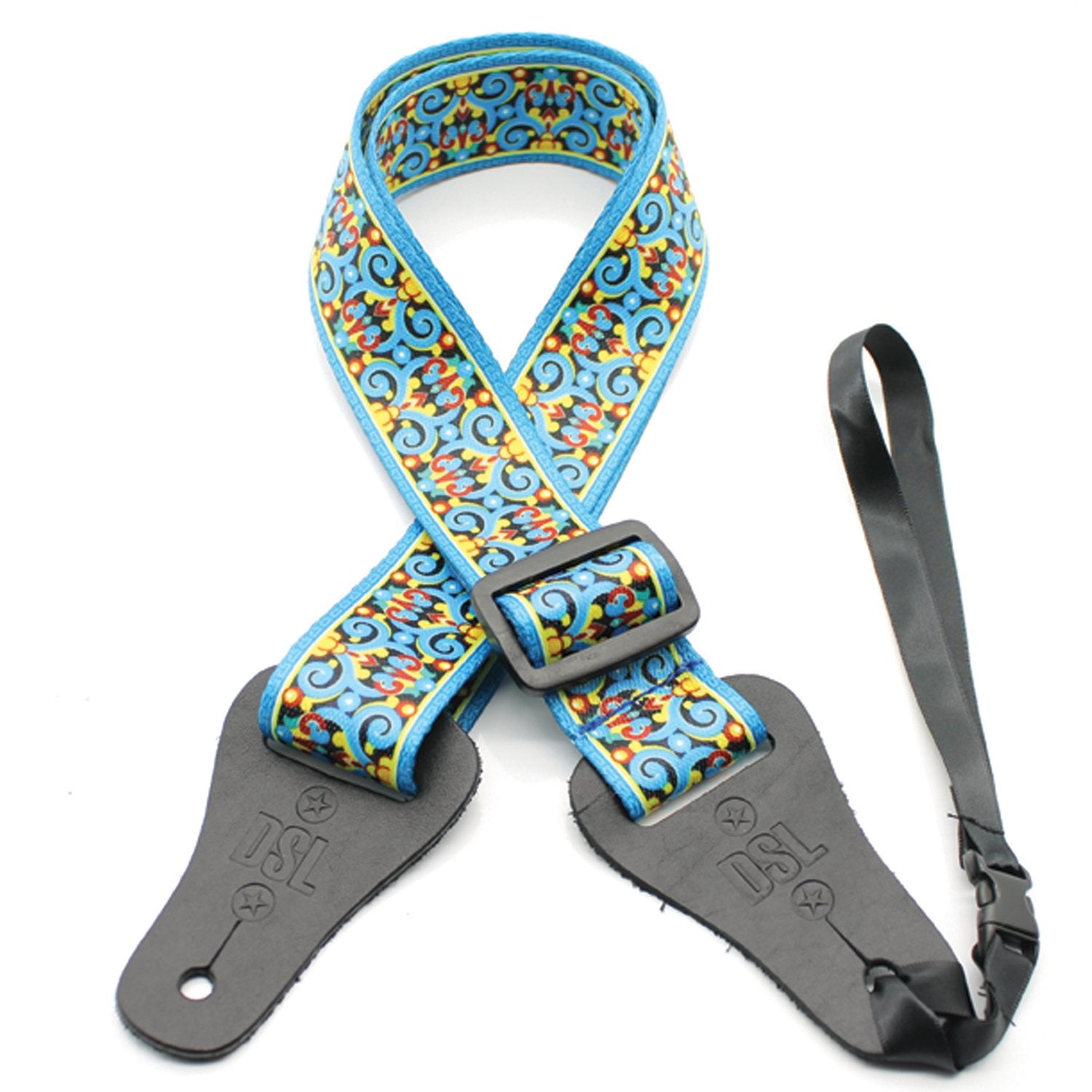 DSL 38mm Ukulele Poly SW-BLUE Strap