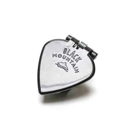 Black Mountain Spring Loaded Thumb Pick, Black, Right Hand Jazz Tip 1.5mm