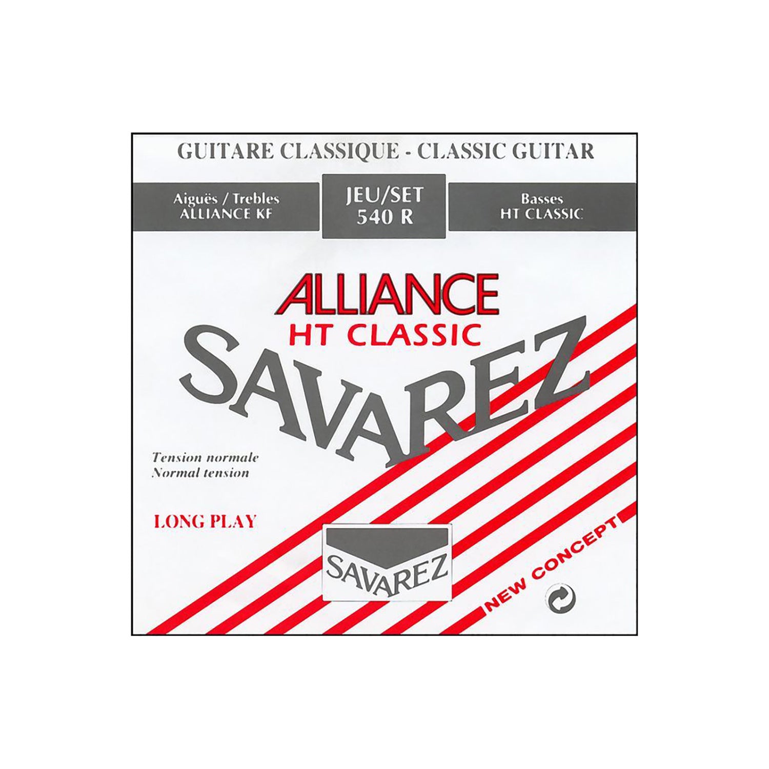 Savarez 540R Red Standard Tension New Alliance HT Classic Strings