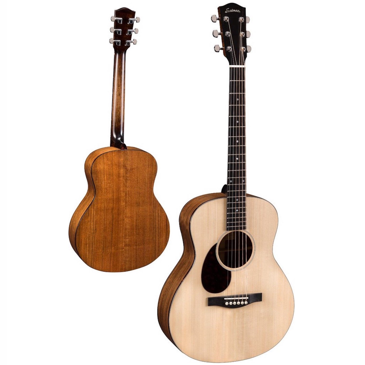 Eastman ACTG2EL OV Ovangkol Left Hand Travel Guitar w/Fishman