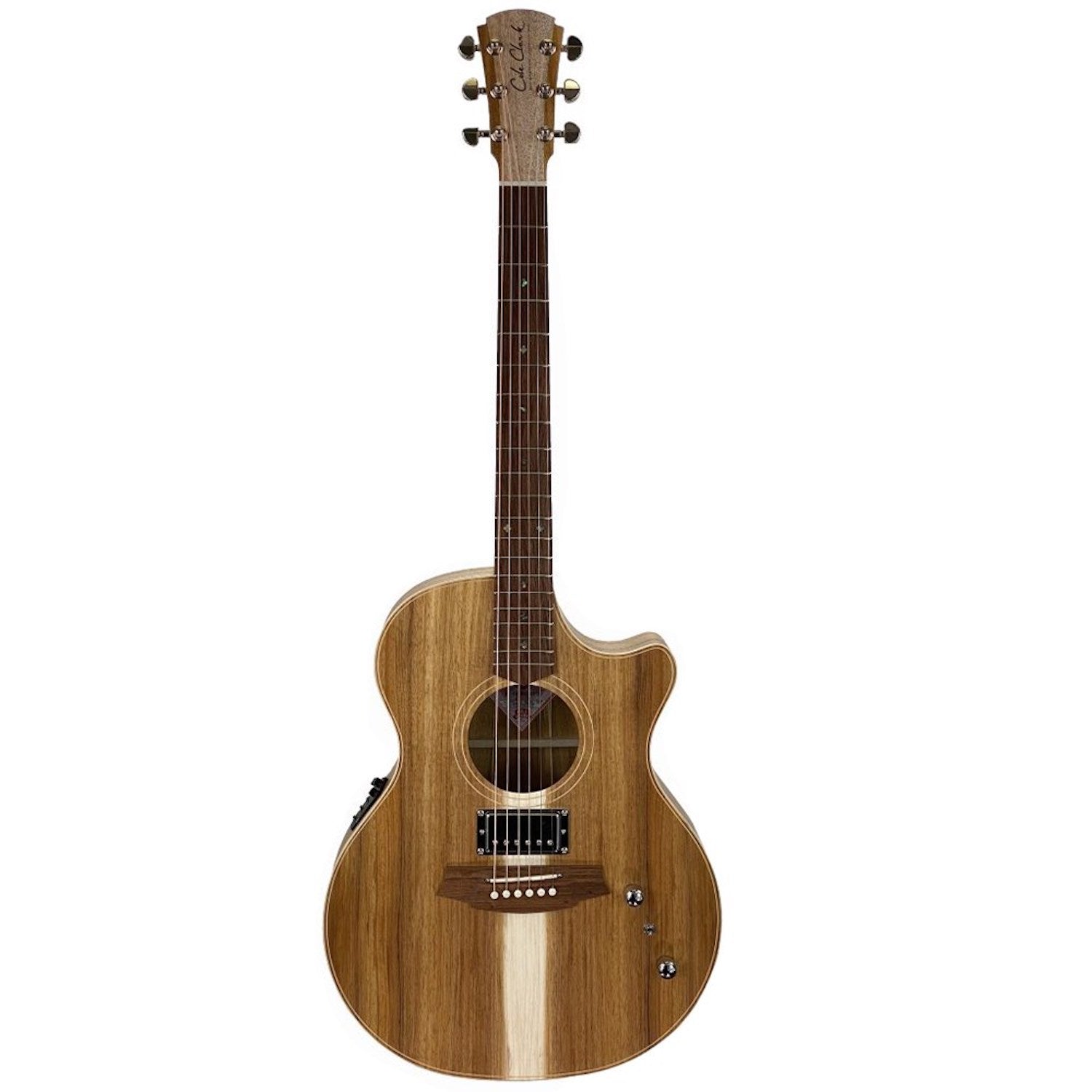 Cole Clark TL2EC-BLBL-HUM All Blackwood Thinline with Humbucker