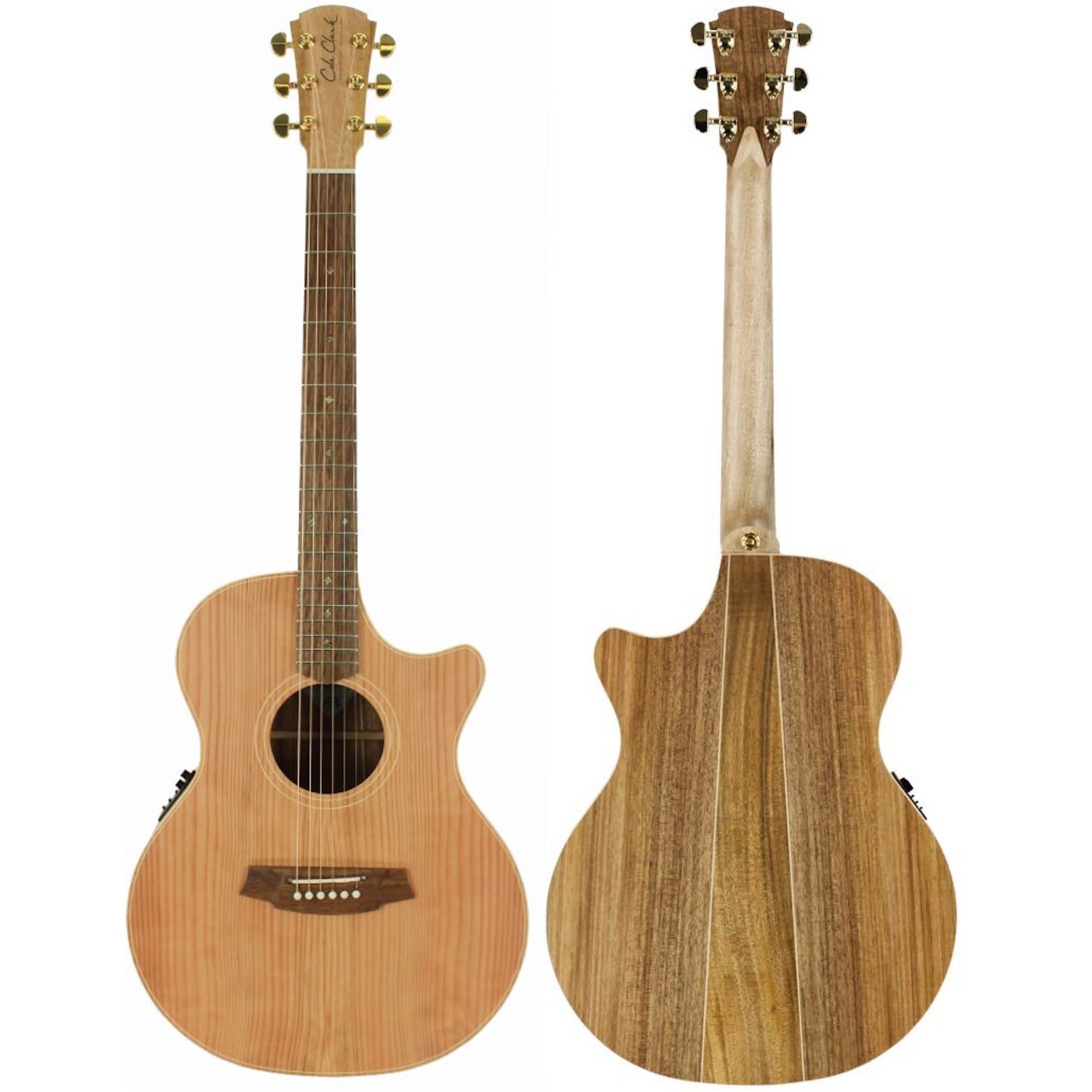 Cole Clark AN2EC-RDBL Angel 2 Redwood Blackwood