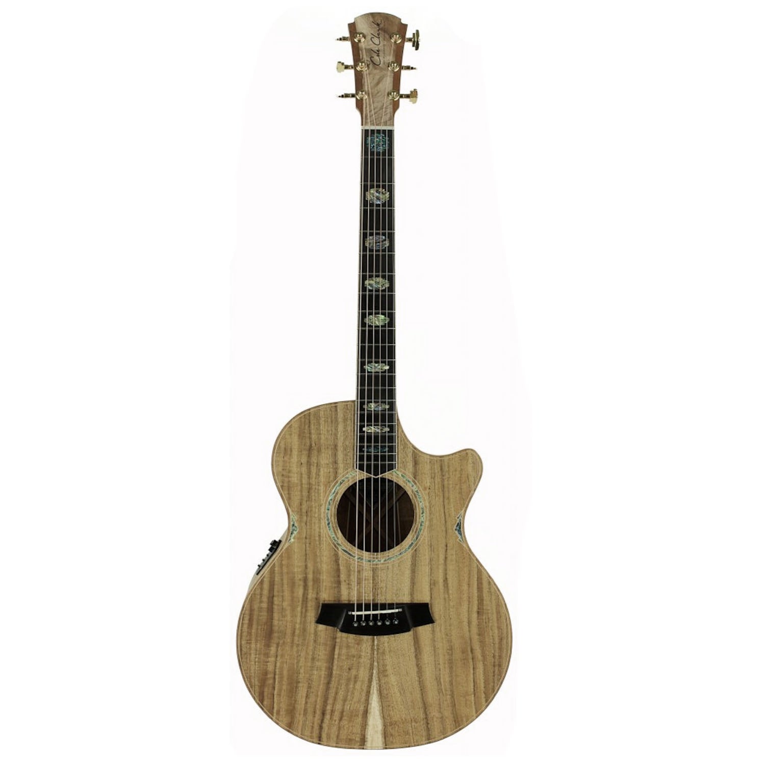 Cole Clark AN3EC-BLBL Angel 3 All Blackwood Ebony