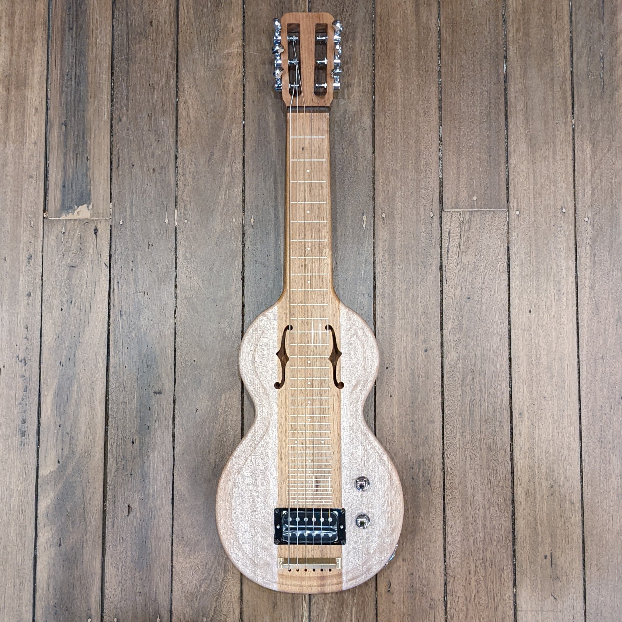 Cole Clark Hollow Lapdog Slide Guitar Redwood Cap