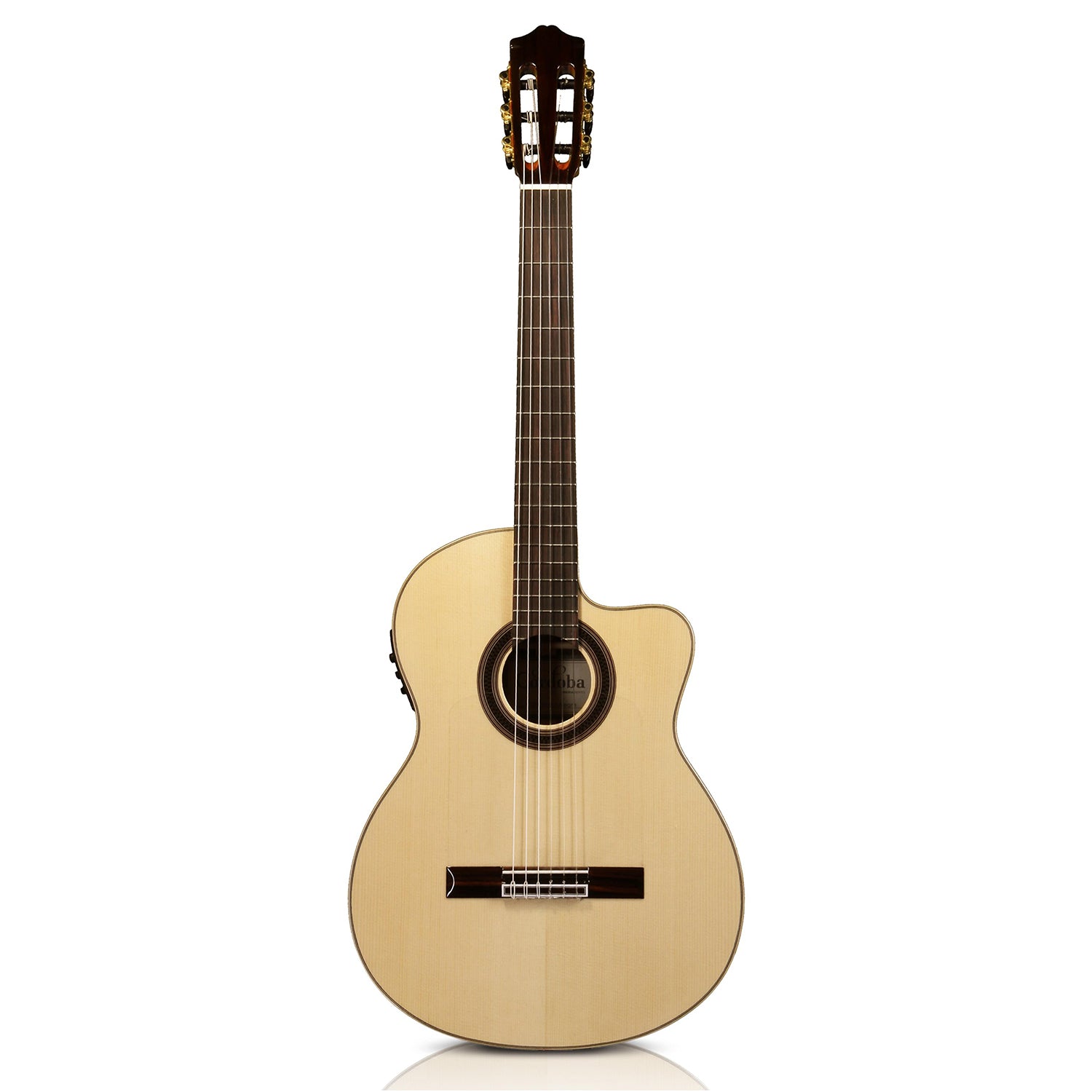 Cordoba GK Studio Negra A/E C/Away Flamenco Spruce/Rosewood w/Bag