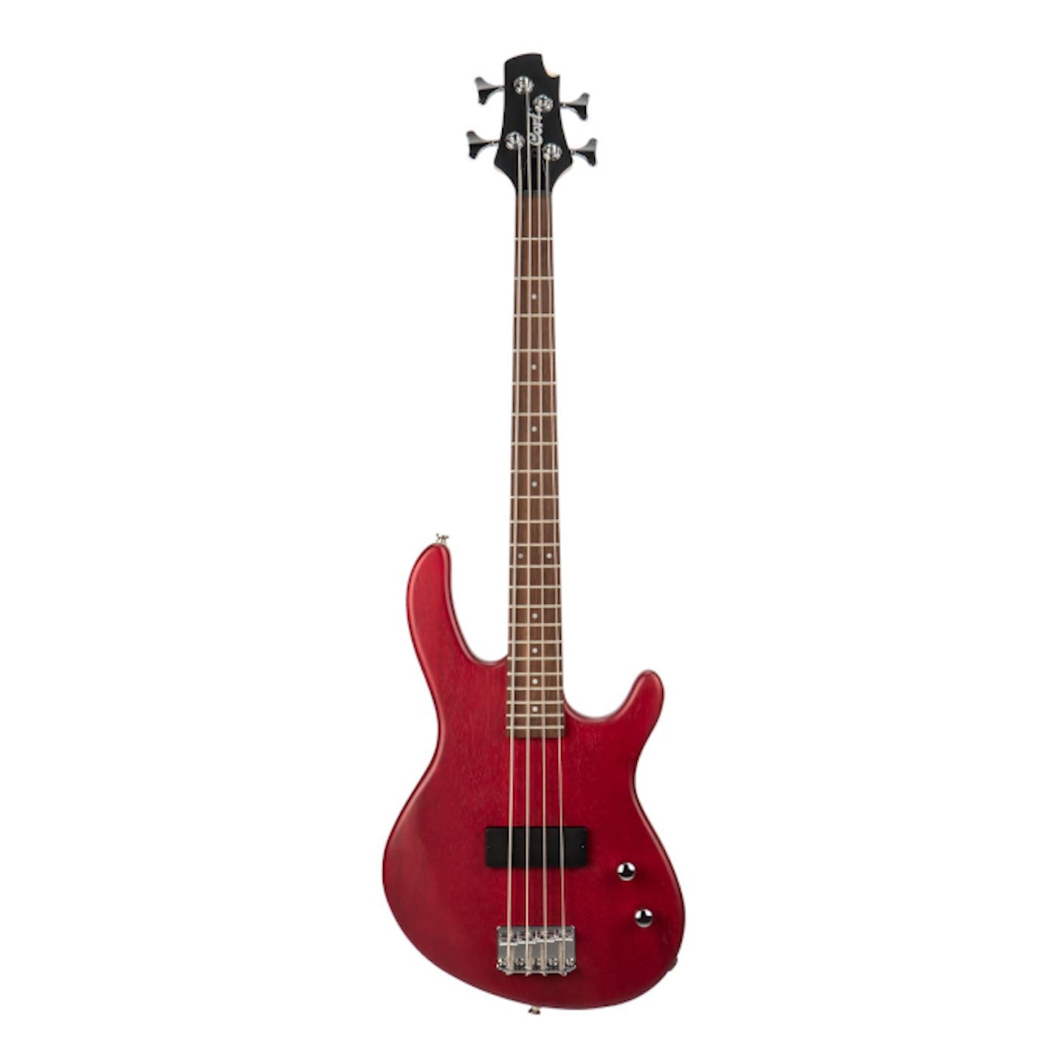Cort Action Junior OPBC Bass 3/4 Bass Guitar Open Pore-Black Cherry