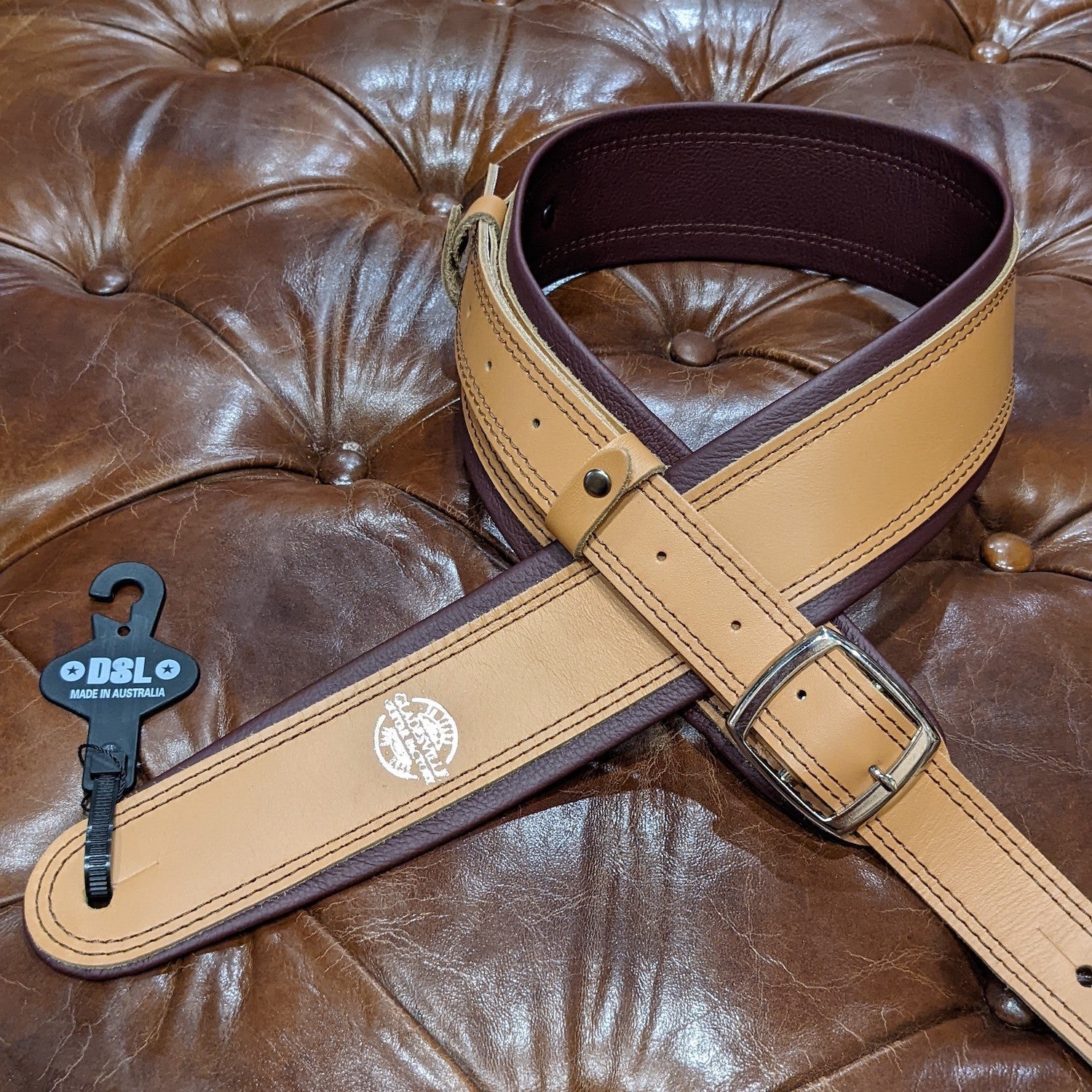 DSL 2.5'' Rolled Edge Buckle Tan/Brown Strap GGF 50th Anniversary