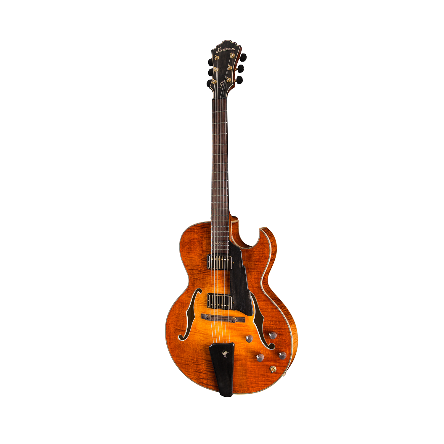 Eastman AR380CE-HB Pisano Electric Hollowbody Archtop-Honeyburst