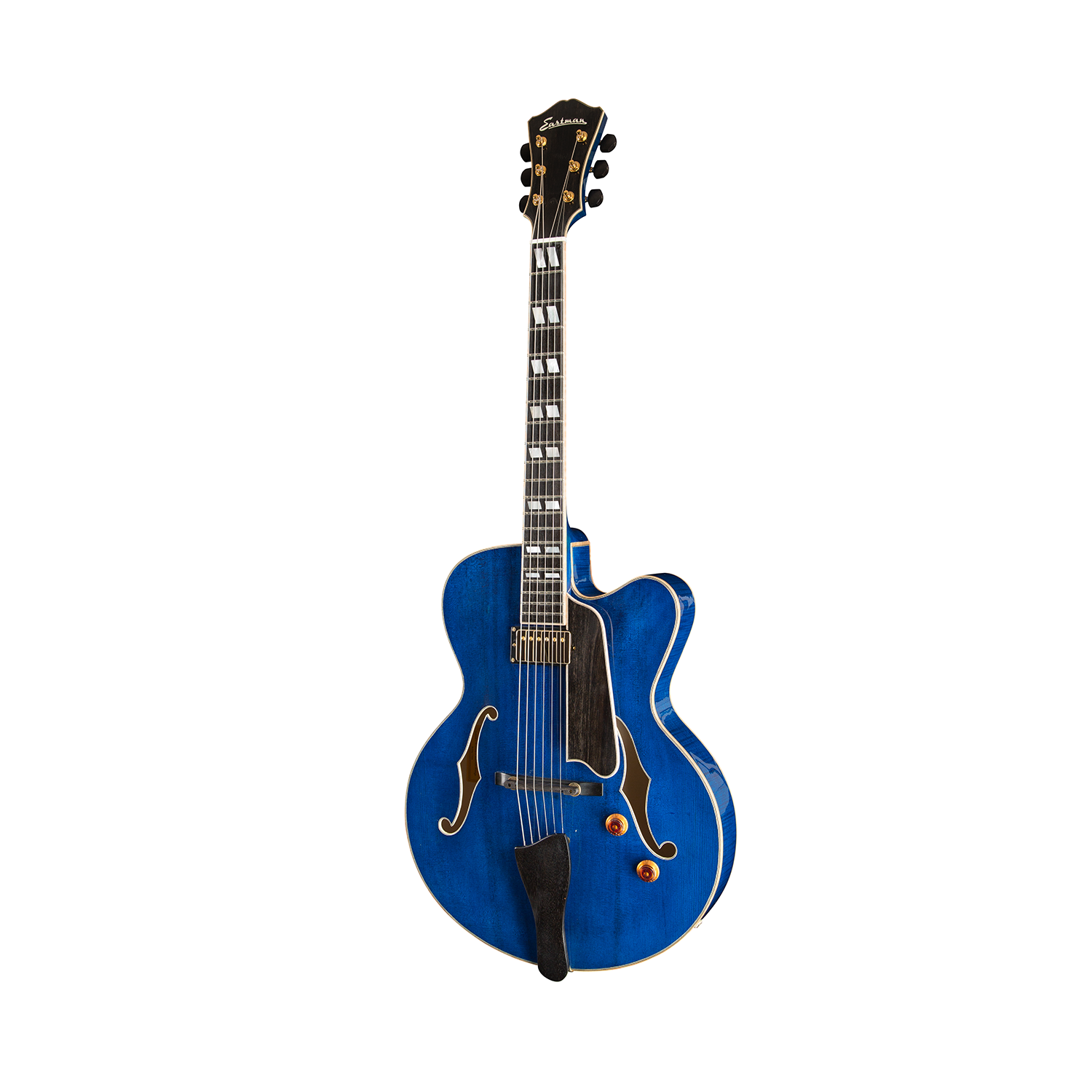 Eastman AR580CE-BLU Electric Hollowbody Archtop-Blue