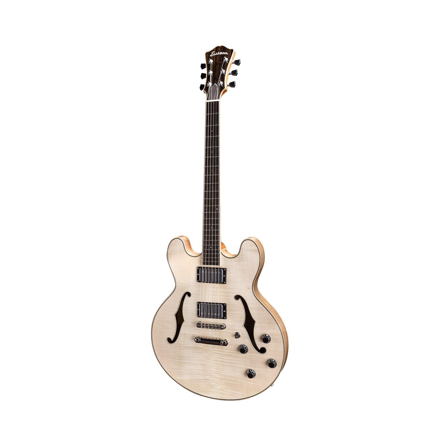 Eastman T186MX-BD Thinline Semi-Hollow Electric-BLonde