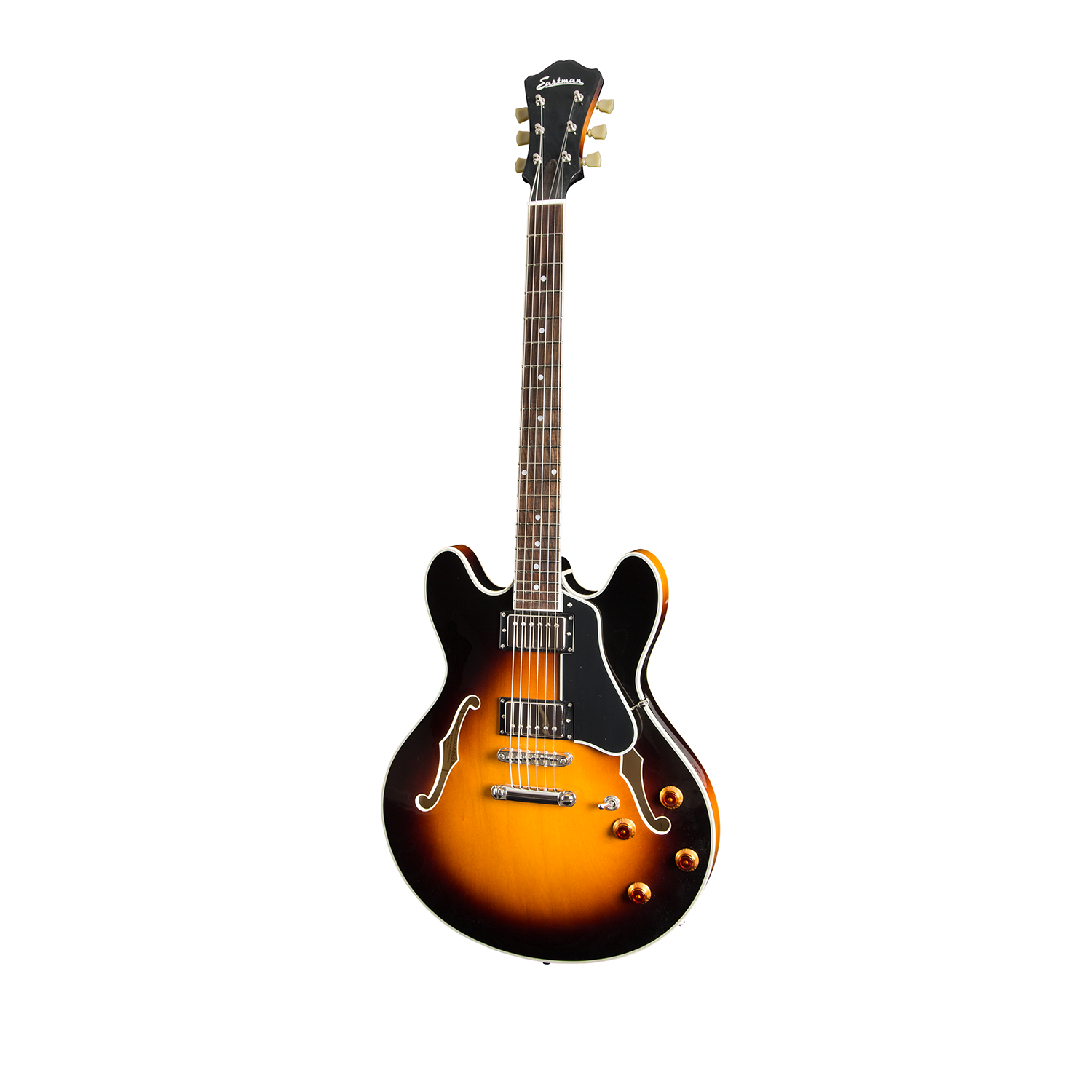 Eastman T386 SB Thinline Semi Hollow Electric Sunburst Gladesville Guitar Factory