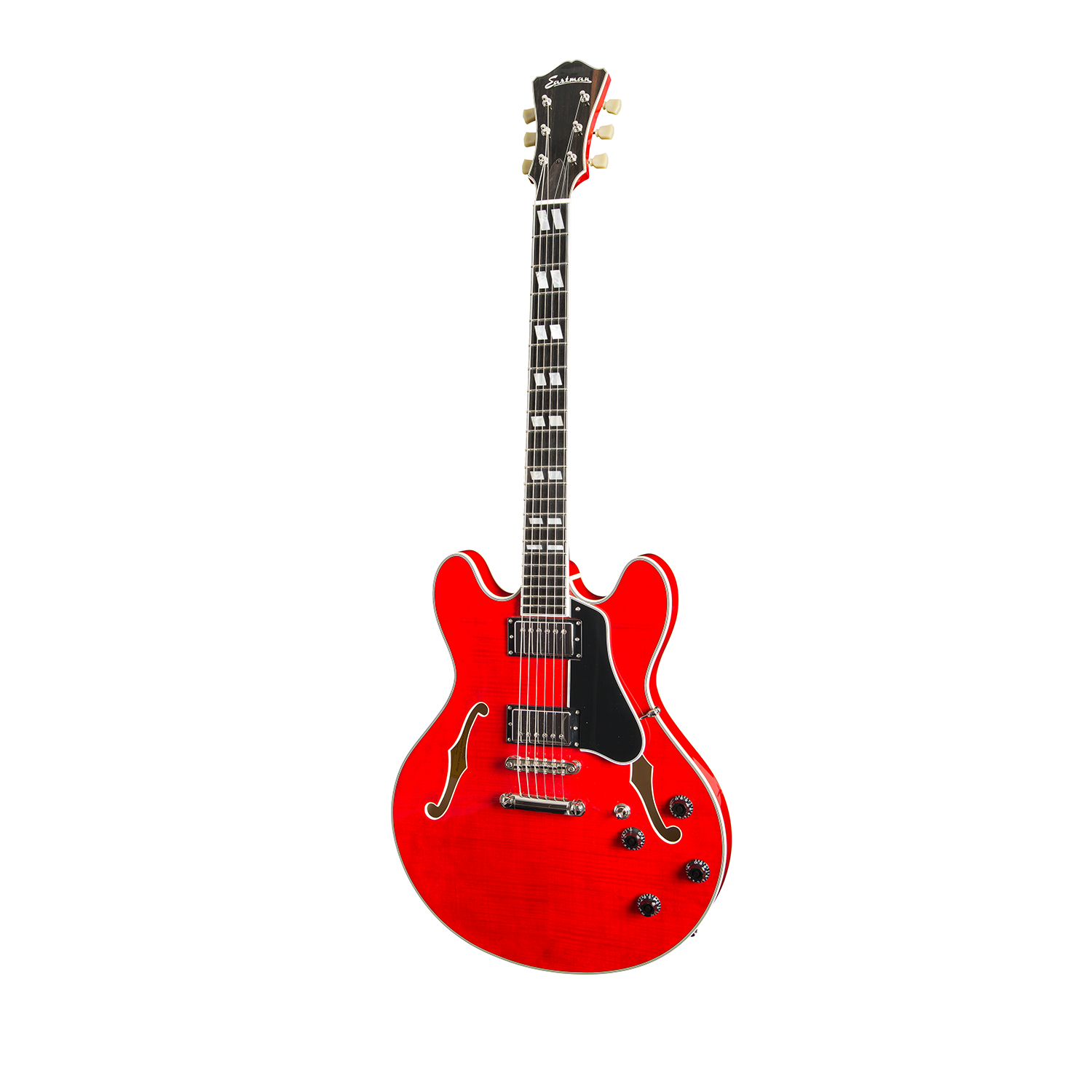 Eastman T486-RD Thinline Semi-Hollow Electric-Red