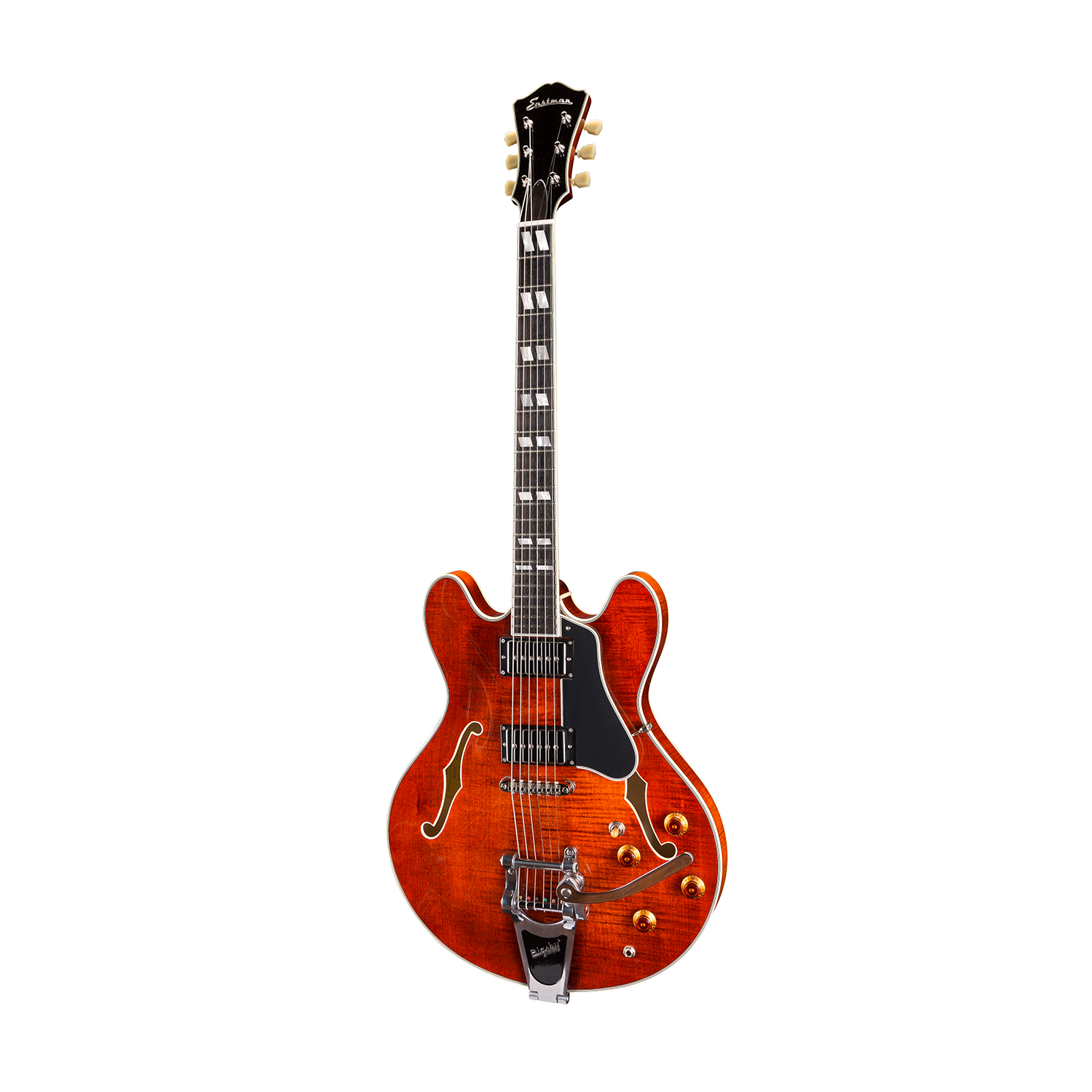 Eastman T486B Thinline Semi-Hollow Electric-Bigsby