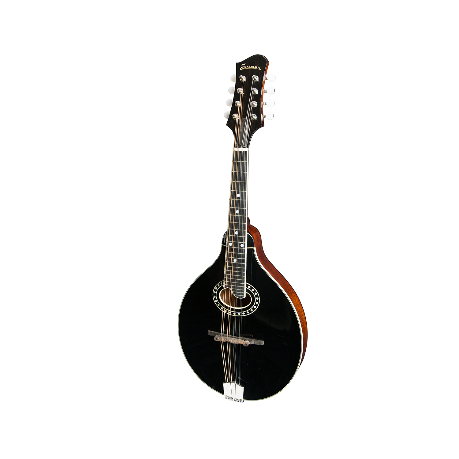 Eastman MD404 BK A-Style O-Hole Mandolin-Black
