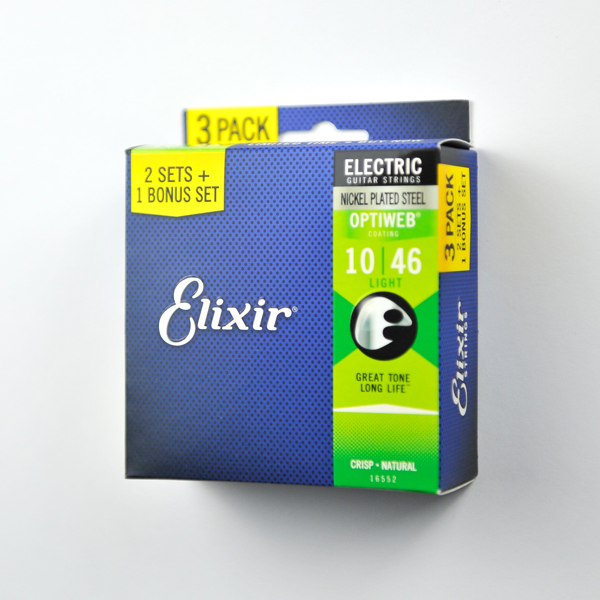 Elixir Electric Nickel Plated Steel with Optiweb | Multipacks