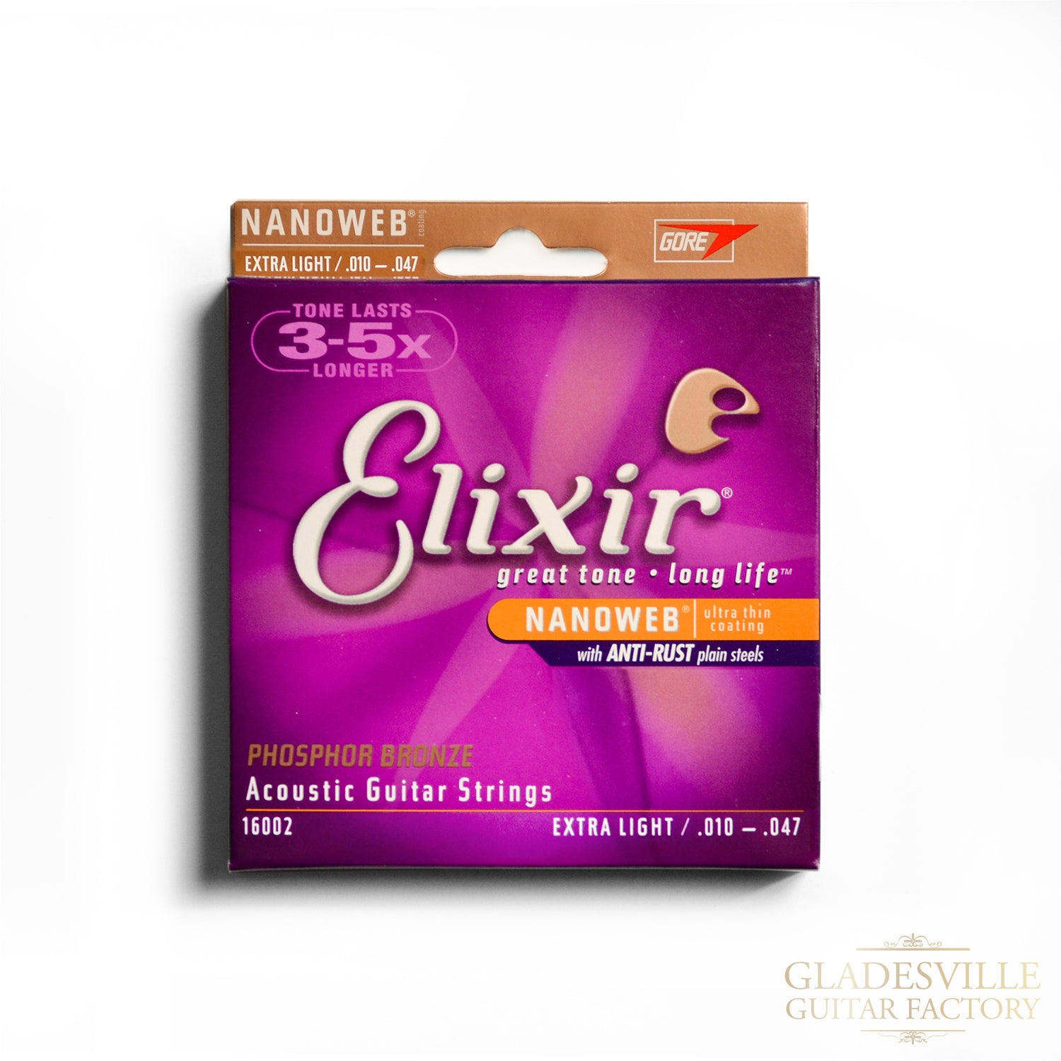 Elixir Acoustic Phosphor Bronze With Nanoweb | Select Gauge