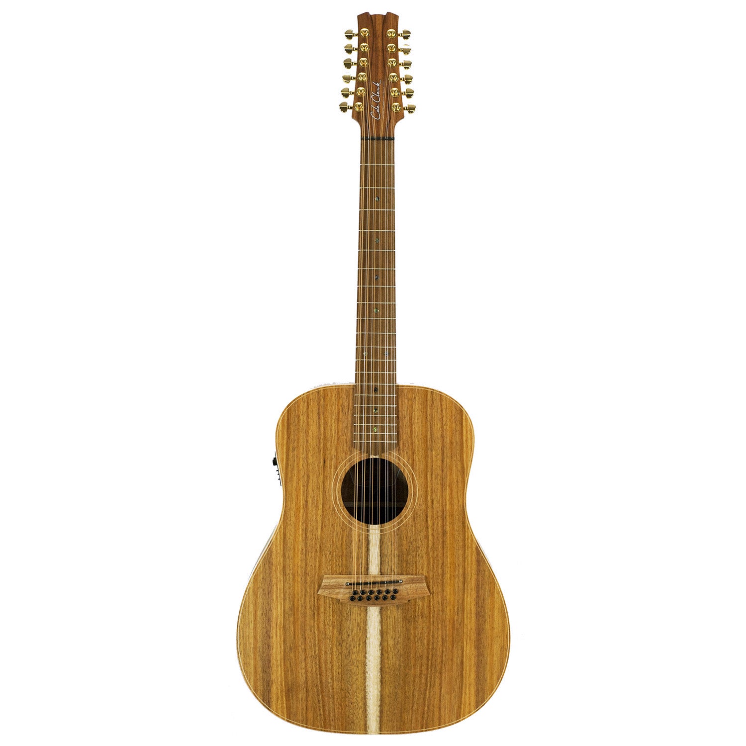 Cole Clark FL2E-12-BLBL Fat Lady 2 All Blackwood 12-String