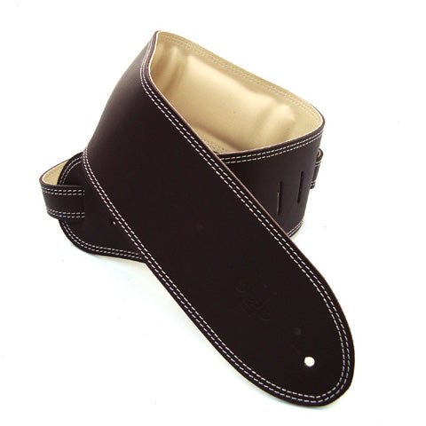 DSL 3.5'' Padded Garment Saddle Brown/BeiGe strap 17-3