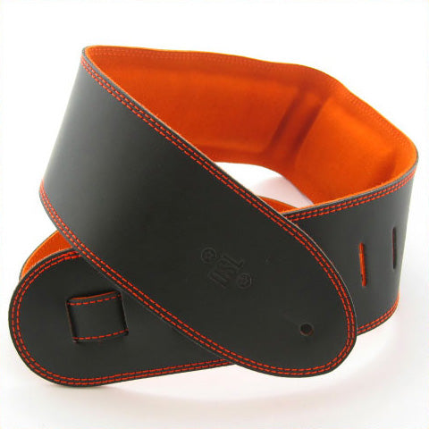 DSL 3.5'' Padded Suede Black/Orange Strap