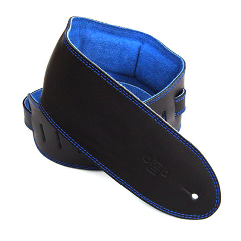 DSL 3.5'' Padded Suede Black/Blue Strap