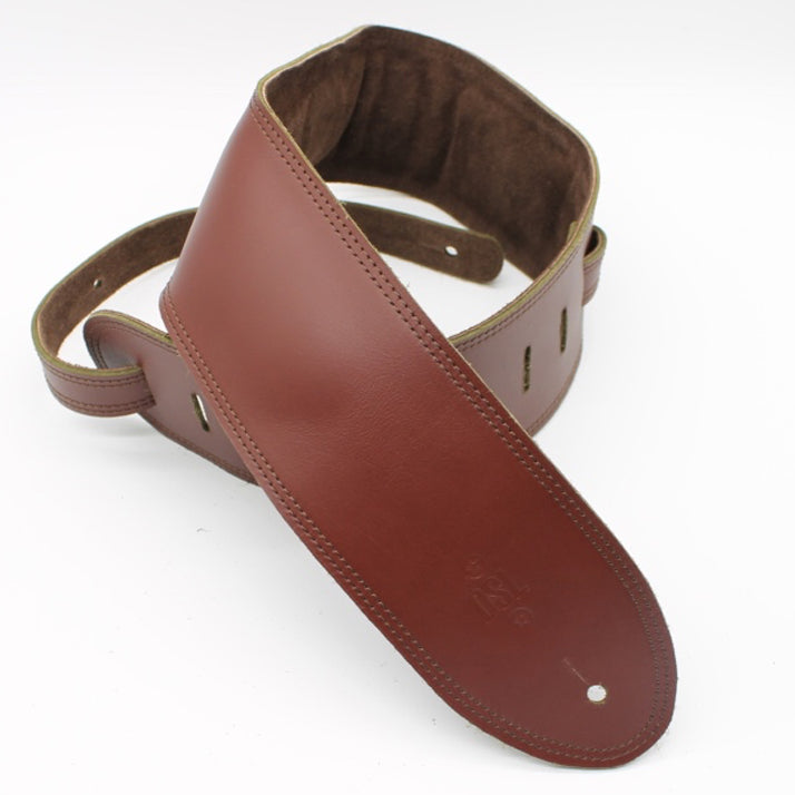 DSL 3.5" Padded Suede Straps Maroon/Brown