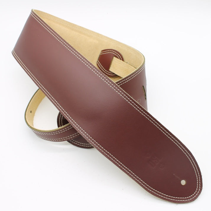 DSL 3.5'' Padded Suede Maroon/Beige Strap
