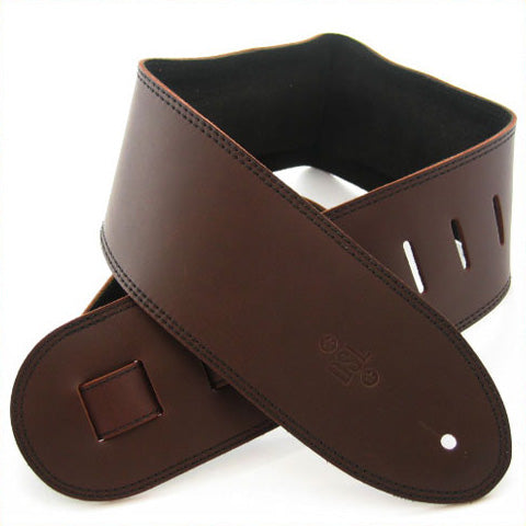 DSL 3.5" Padded Suede Straps Saddle Brown/Black