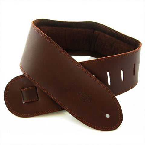 DSL 3.5" Padded Suede Straps Saddle Brown/Brown