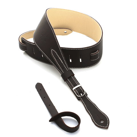 DSL 2.5'' Buckle Slender Straps Saddle Brown / Beige