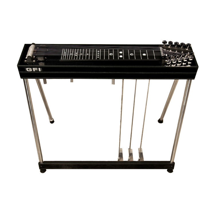 GFI S10E Export Model Black Pedal Steel Guitar
