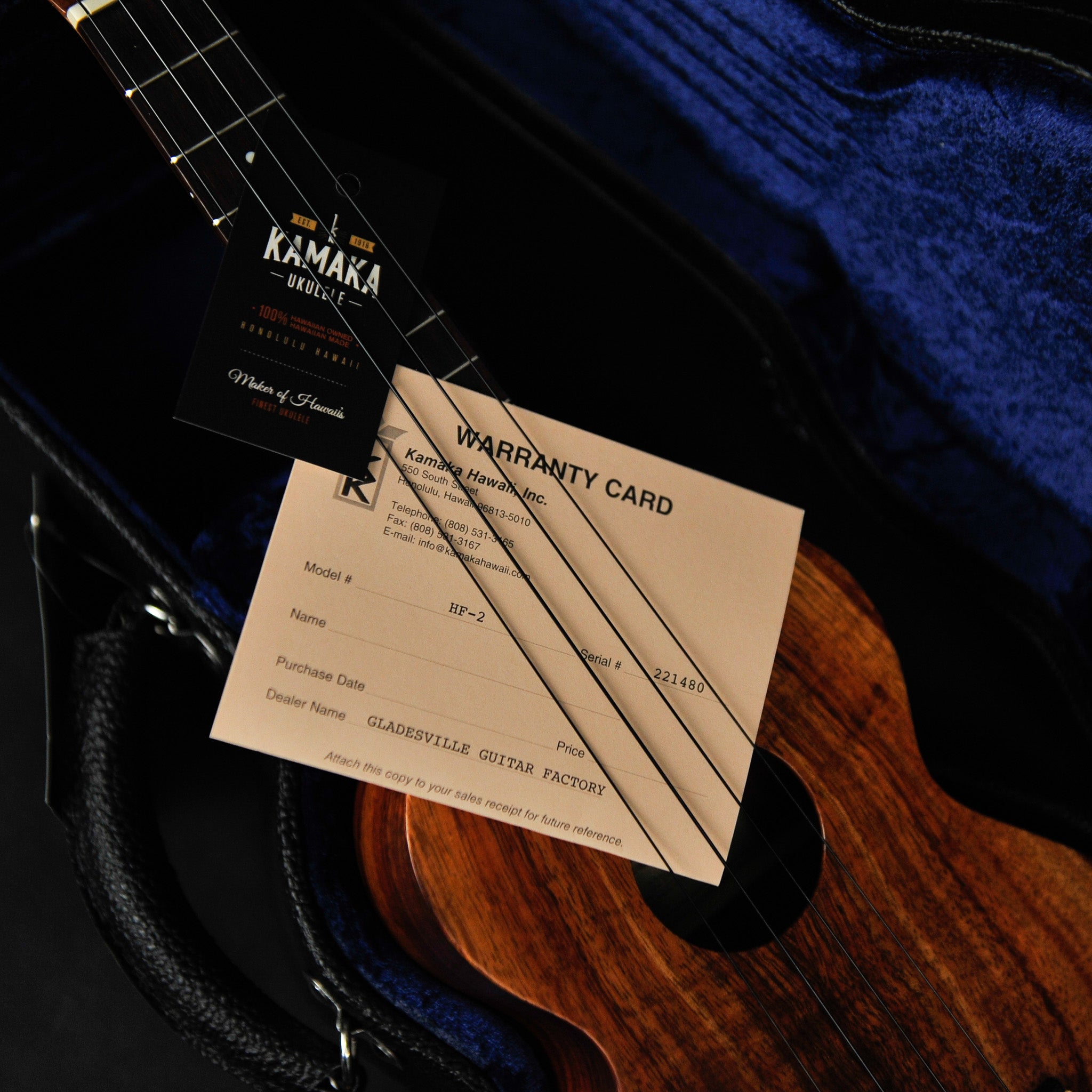 Kamaka HF-2 Standard Concert Ukulele