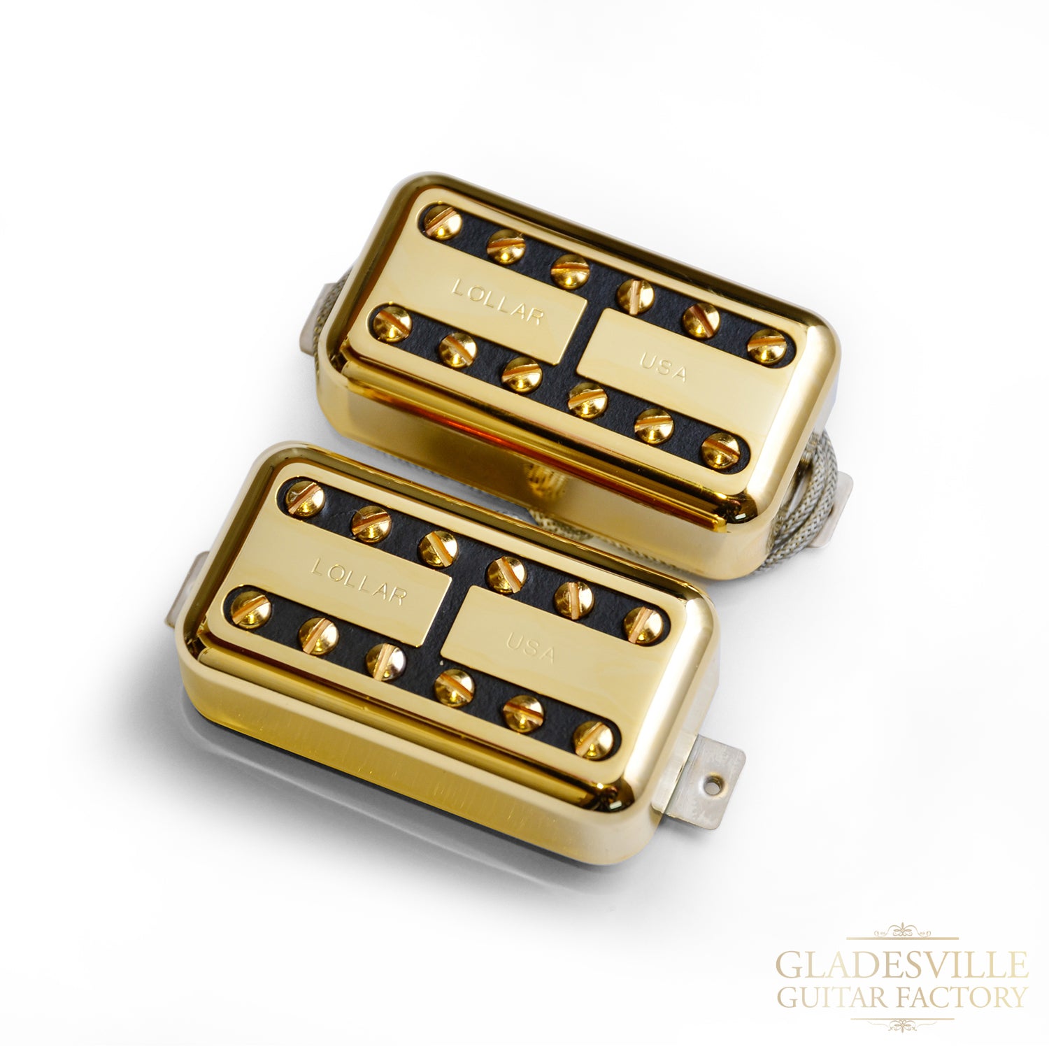 Lollar Lollartron Humbucker Gold, 2-Pickup Set