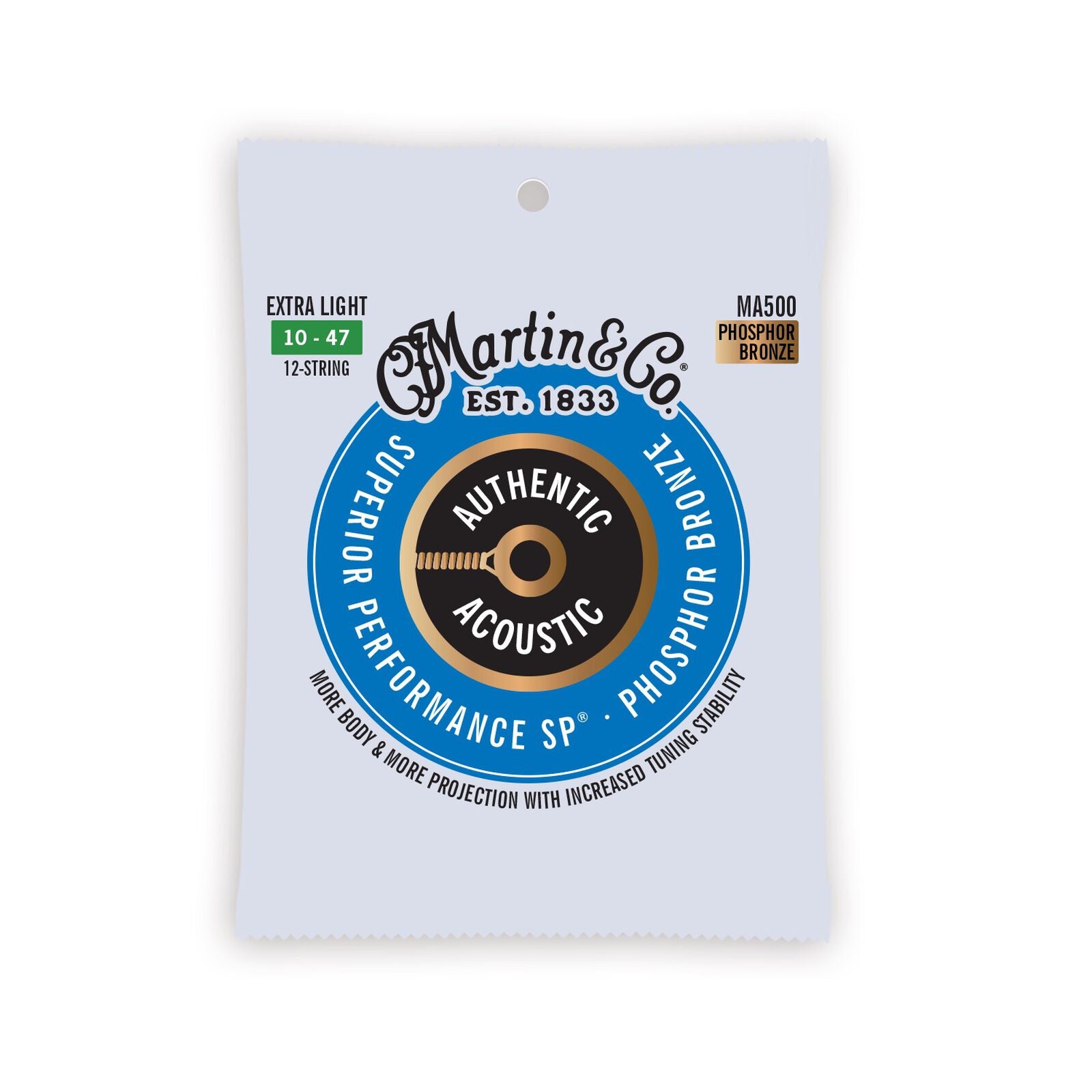Martin Authentic Acoustic SP Phosphor Bronze Strings | Select Gauge