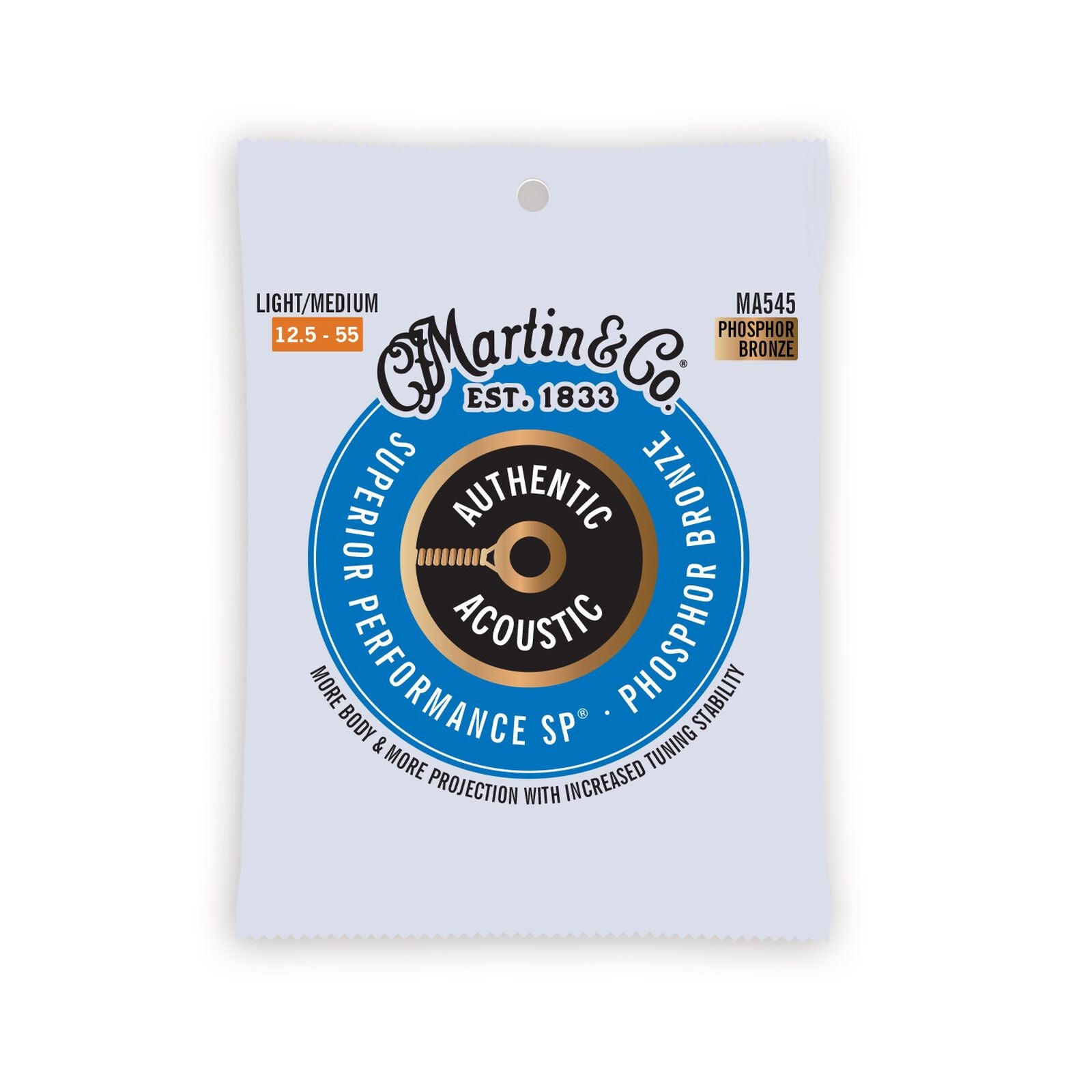 Martin Authentic Acoustic SP Phosphor Bronze Strings | Select Gauge